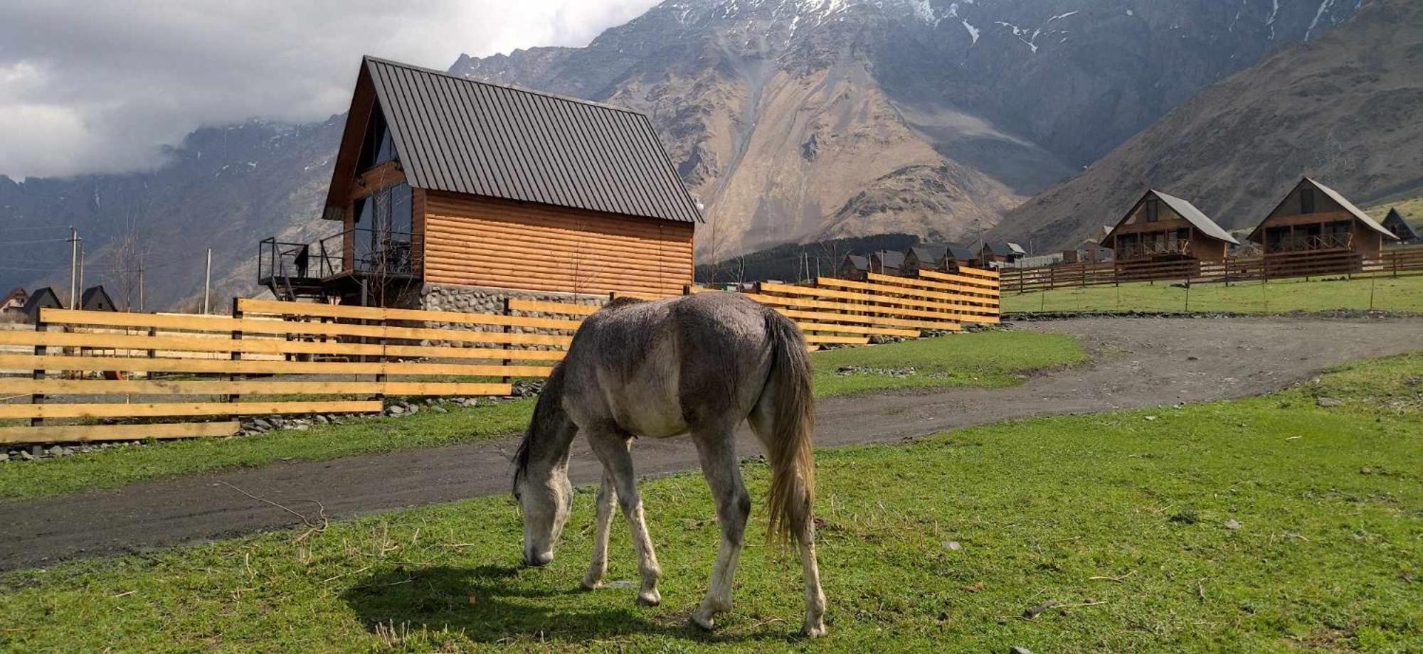 Traveler'S Cottages In Kazbegi Stepantsminda Exterior foto